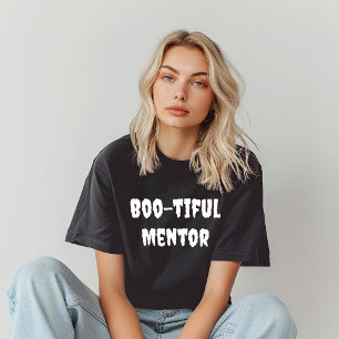 T-shirt Boo tiful Mentor typographie blanche
