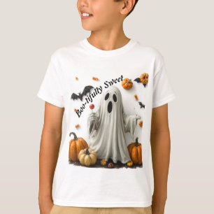 T-shirt Boo tiful Sweet Éffrayant Halloween enfants