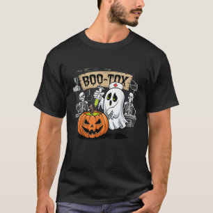 T-shirt BOO Tox Injecteur Infirmière Halloween Remplissage