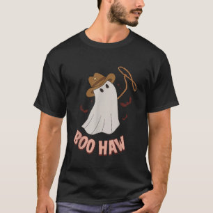T-shirt BooHaw Shirt Ghost Halloween Cowboy Cowgirl Costum