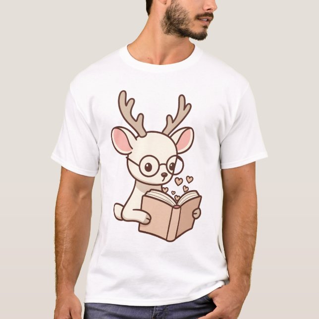 T-shirt Book Deer (Devant)
