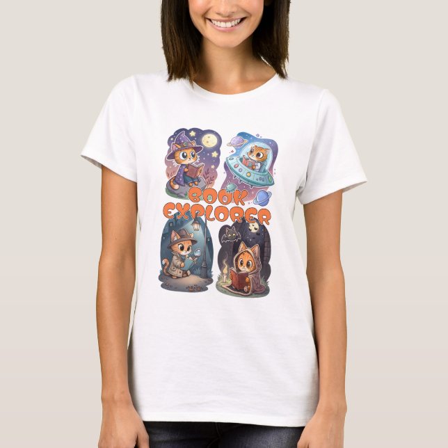 T-shirt Book Explorer (Devant)