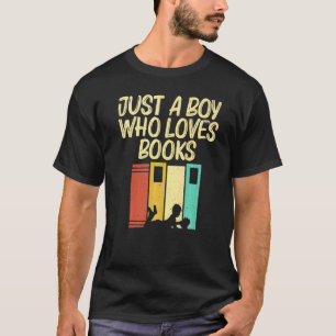 T-shirt Book Kids Boys Lecture Lecteurs Librairie