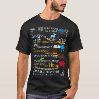 T-shirt Book Lover I Will Read Books Lecture