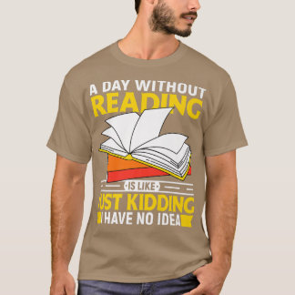 T-shirt Book Lover Librarian Humour Bookworm Pun Book Read