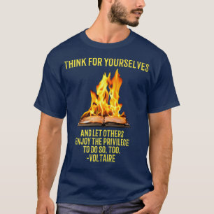 T-shirt Book Lover's I Read Banned Books for Librarian, R