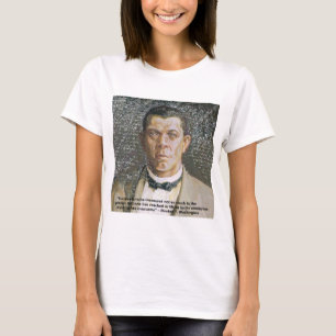 T-shirt Booker T. Washington et citation sur le succès