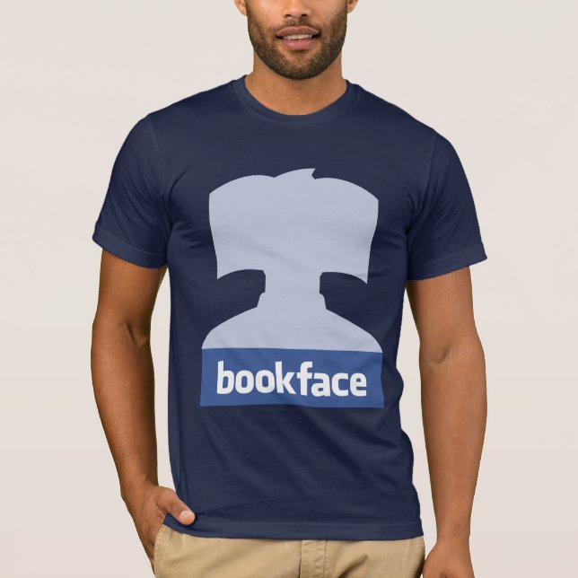 T-shirt bookface (Devant)