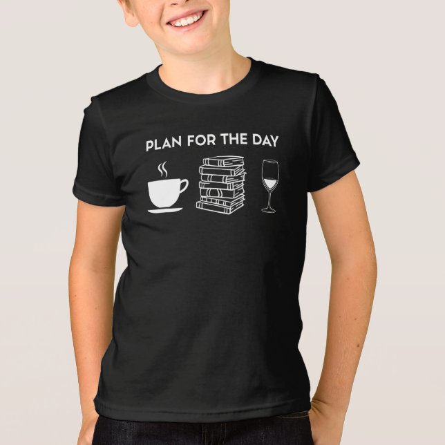 T-shirt Books And Wine_1 (Devant)