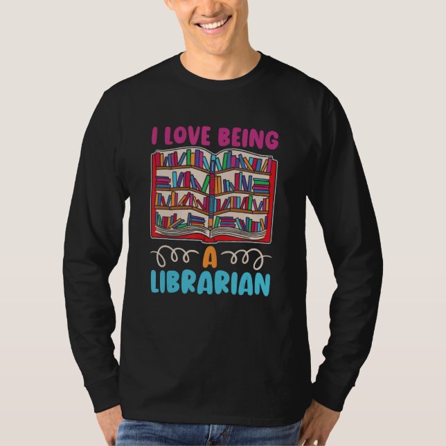 T-shirt Books Cute Writer Librarian  Library Bookworm Book (Devant)