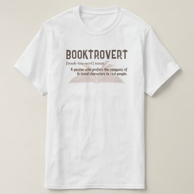 T-shirt - Booktrovert (Design devant)