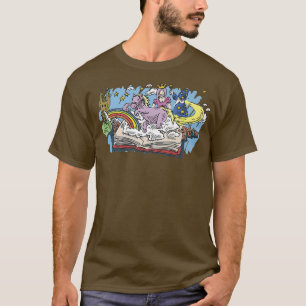 T-shirt Bookworm Avid ReaderFairy Tale Imaginaire Book Rea