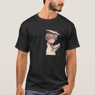 T-shirt Bookworm Wine Drinker Funny Bookish Reader Librari