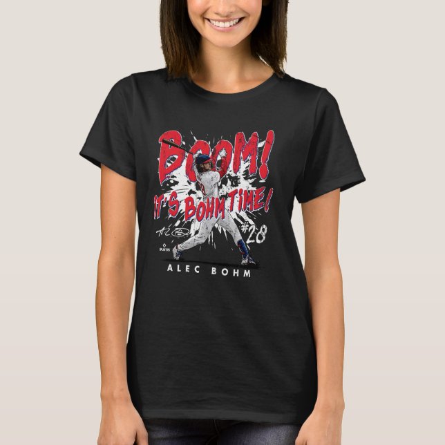 T-shirt Boom ! C'est le mauvais moment ! Alec Bohm Philade (Devant)