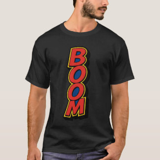 T-shirt BOOM Comic Style Typography