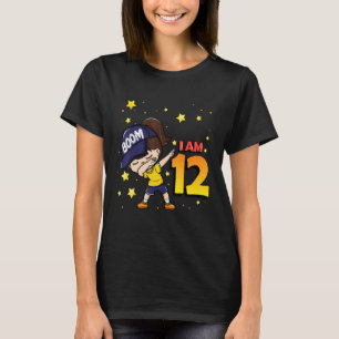 T-shirt Boom I'm 12 Girl Birthday 12th Birthday Party