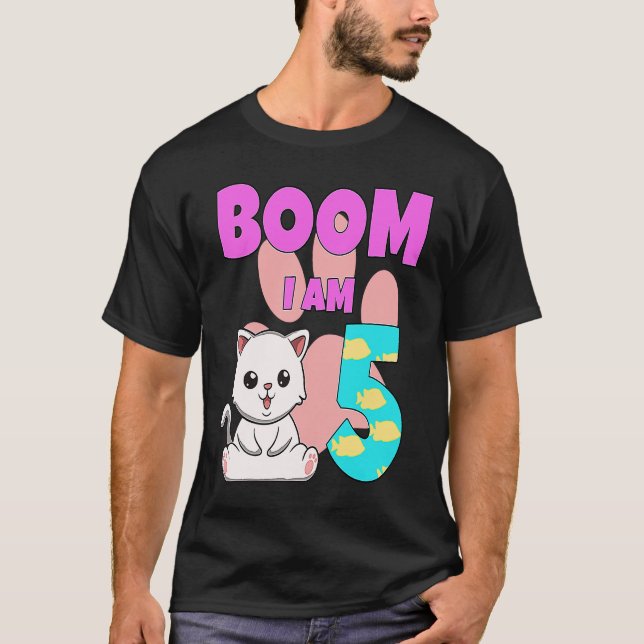 T-shirt Boom Im 5 Chat (Devant)