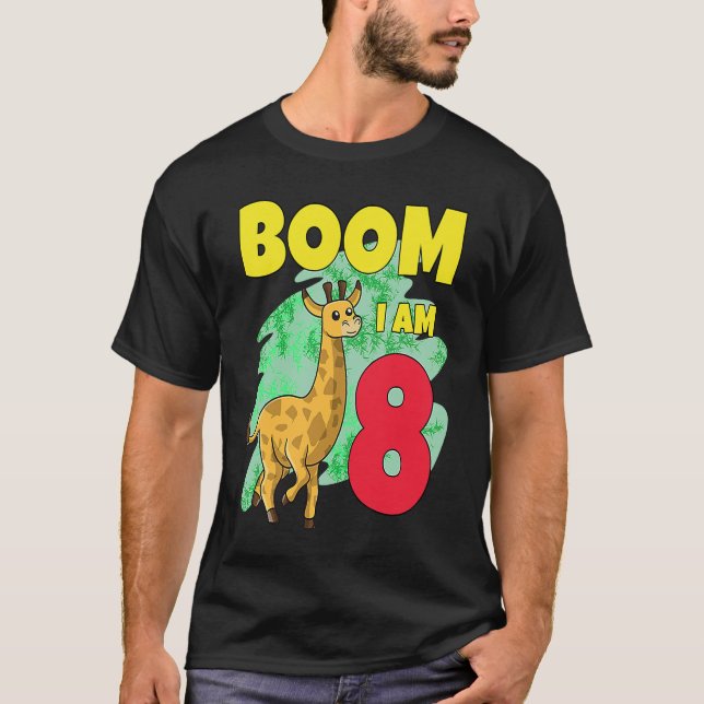 T-shirt Boom Im 8 Giraffe (Devant)