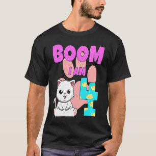 T-shirt Boom je suis chat 4