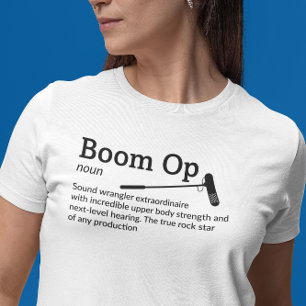 T-shirt Boom Op Definition Mode lumière - Film amusant