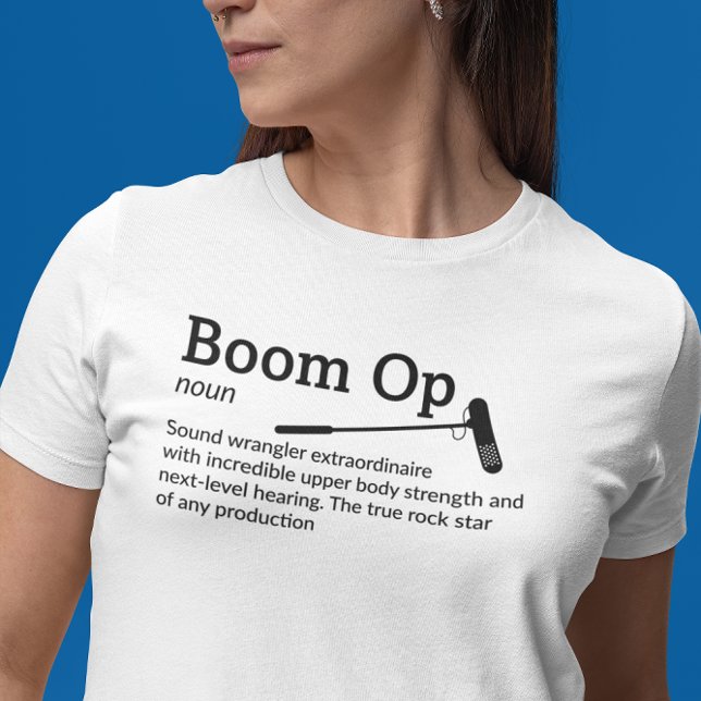T-shirt Boom Op Definition Mode lumière - Film amusant (Créateur téléchargé)