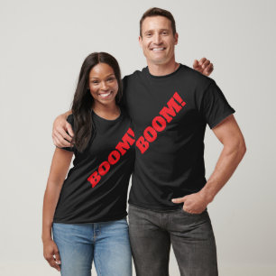 T-shirt BOOM Professionnel élégant moderne minimaliste uni