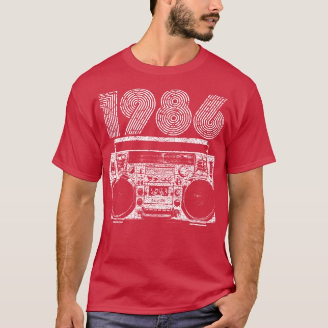 T-shirt Boombox 1986 (Devant)