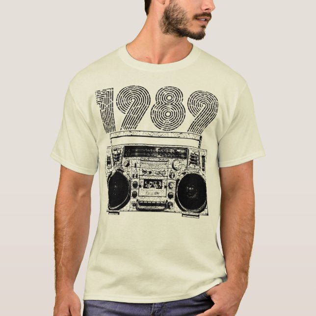 T-shirt Boombox 1989 (Devant)