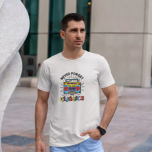 T-shirt Boombox couleur rétro