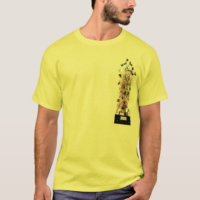 T-shirt BoomBox des années 80 - (Devant)
