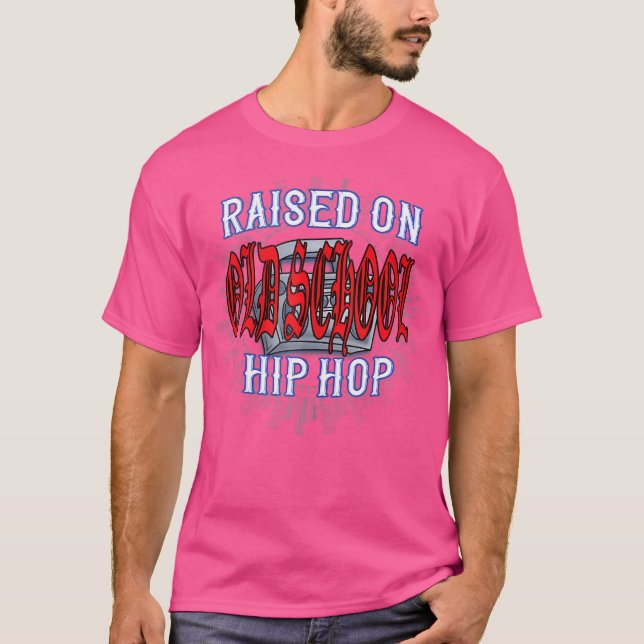 T-shirt Boombox Ghetto Blaster Rap Rb Old School Hip hop (Devant)