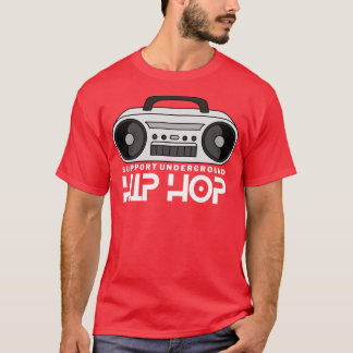 T-shirt Boombox Hip hop souterrain
