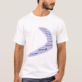 T-shirt Boomerang Force, persévérance, courage