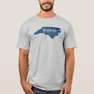 T-shirt Boone Caroline du Nord Grain de bois