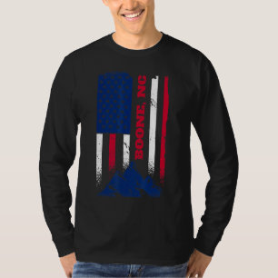 T-shirt Boone Nc Caroline du Nord Patrio Américain Distres