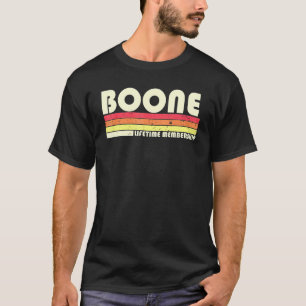 T-shirt Boone Nom Retro Vintage 80s 90s Anniversaire Reuni