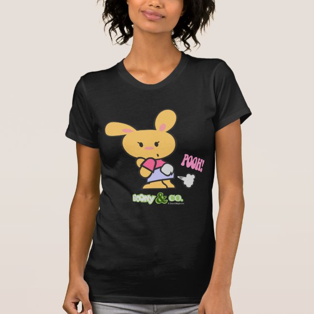 T-shirt Boony & Co. Bonette Pooh Chemises noires (Devant)