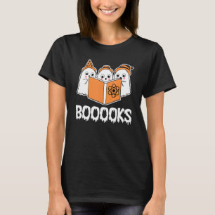T-shirt Boooks d'Halloween Cute fantost boite lecture livr