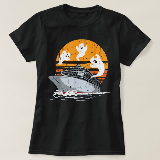 T-shirt Boos Croisière Halloween (Design devant)