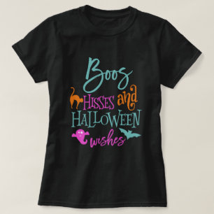 T-shirt Boos Hisses et Halloween