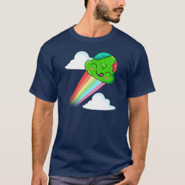 T-shirt Boost de Zombie Arc-en-Ciel - Saut de Crème Glacée