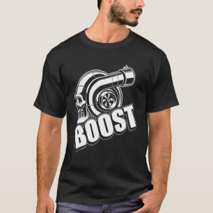 T-shirt Boost For Car Tuning Tee Real Mechanic 1