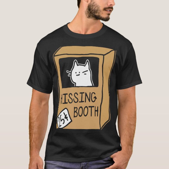 T-shirt Booth Kitty Kitty Chat Furmaman Furdad Pour C (Devant)