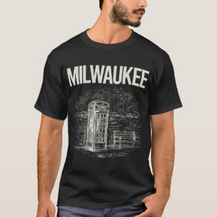 T-shirt Booth téléphonique vintage Milwaukee
