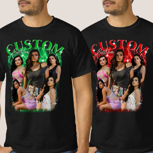 T-shirt Bootleg I Love My Hot Girl Heart GF 1BK6