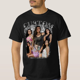 T-shirt Bootleg I Love My Hot Girlfriend Heart GF 1BK2
