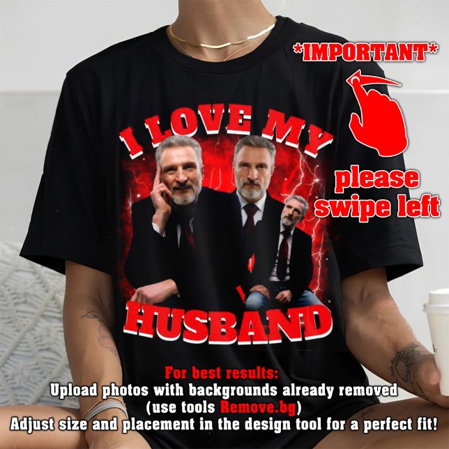 T-shirt bootleg personnalisé cadeau de la Saint-Valentin m (Créateur téléchargé)