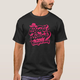 T-shirt Boots And Bling C'est une petite fille qui fait de