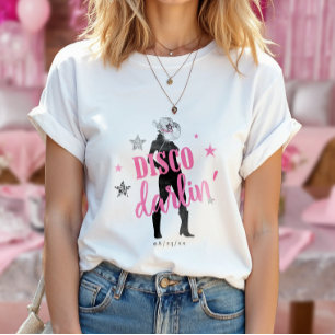 T-shirt Boots 'n Bling Bachelorette Disco Darlin' ID925