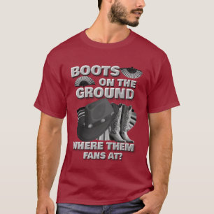 T-shirt BOOTS SUR LE SOL (Gry)